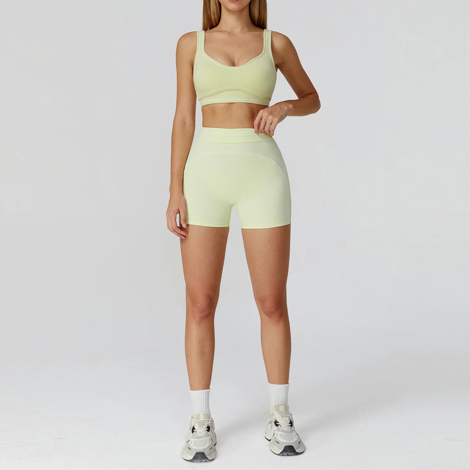 2PCS Yoga Set Fitness Tracksuits Women Gym Workout Athletic Wear Women Yoga Suit Sexy Sports Bra High Waist Leggings Sportswear