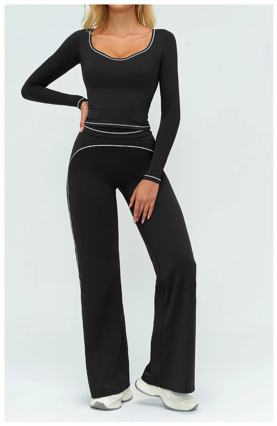 High-Waist Seamless Yoga Leggings – Breathable & Flexible