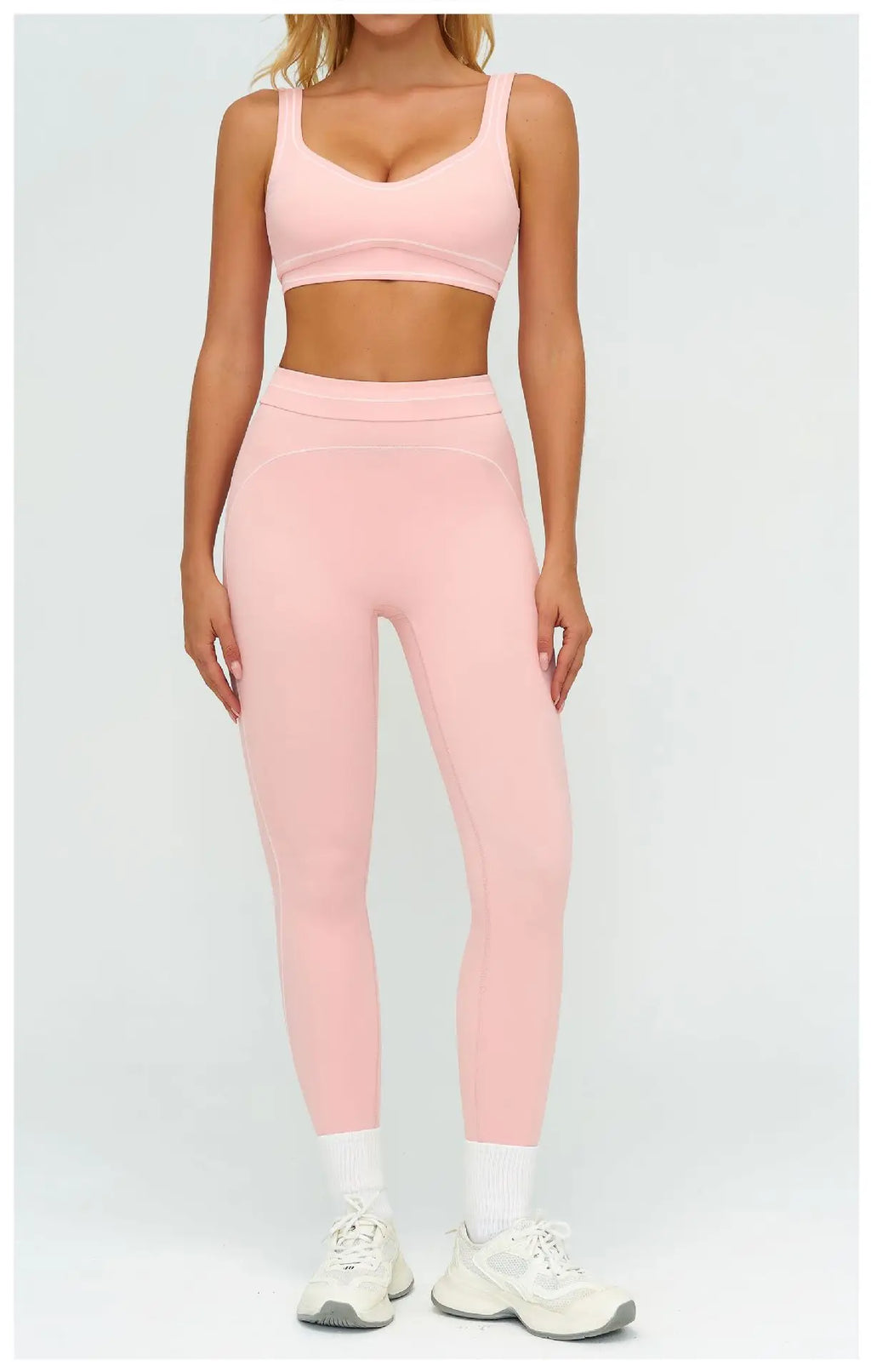 2PCS Yoga Set Fitness Tracksuits Women Gym Workout Athletic Wear Women Yoga Suit Sexy Sports Bra High Waist Leggings Sportswear