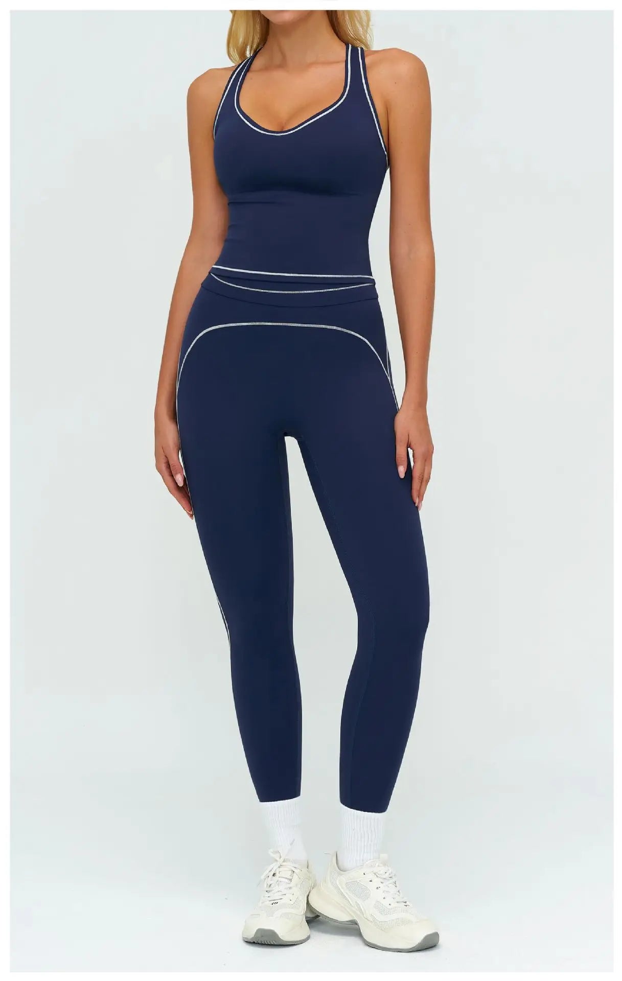 2PCS Yoga Set Fitness Tracksuits Women Gym Workout Athletic Wear Women Yoga Suit Sexy Sports Bra High Waist Leggings Sportswear
