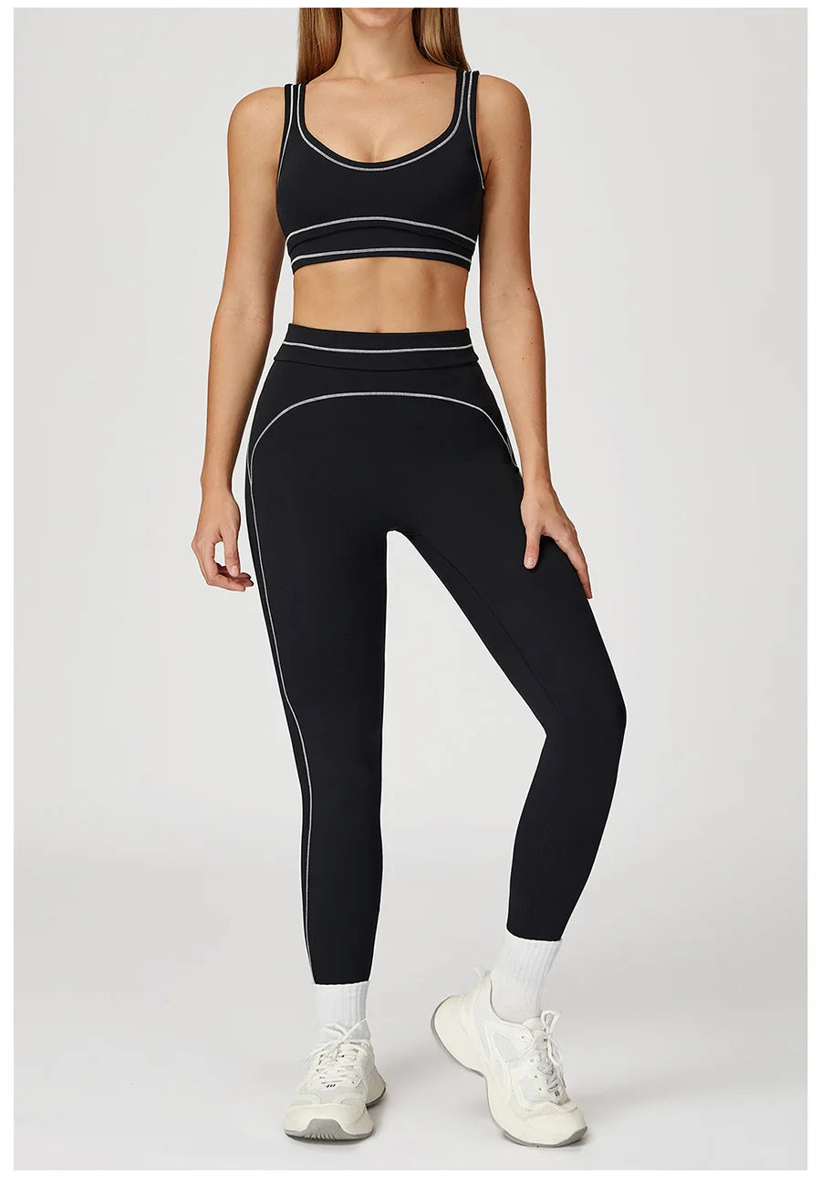High-Waist Seamless Yoga Leggings – Breathable & Flexible