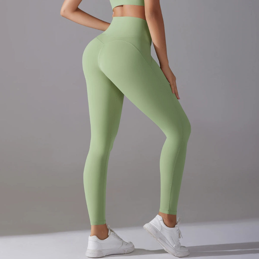 High-Waist Seamless Yoga Leggings – Breathable & Flexible