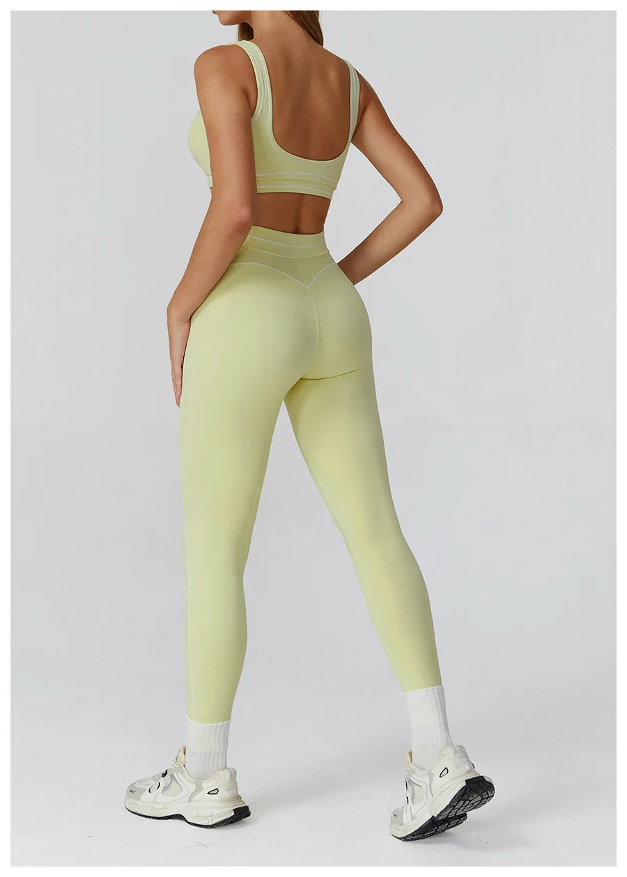 High-Waist Seamless Yoga Leggings – Breathable & Flexible