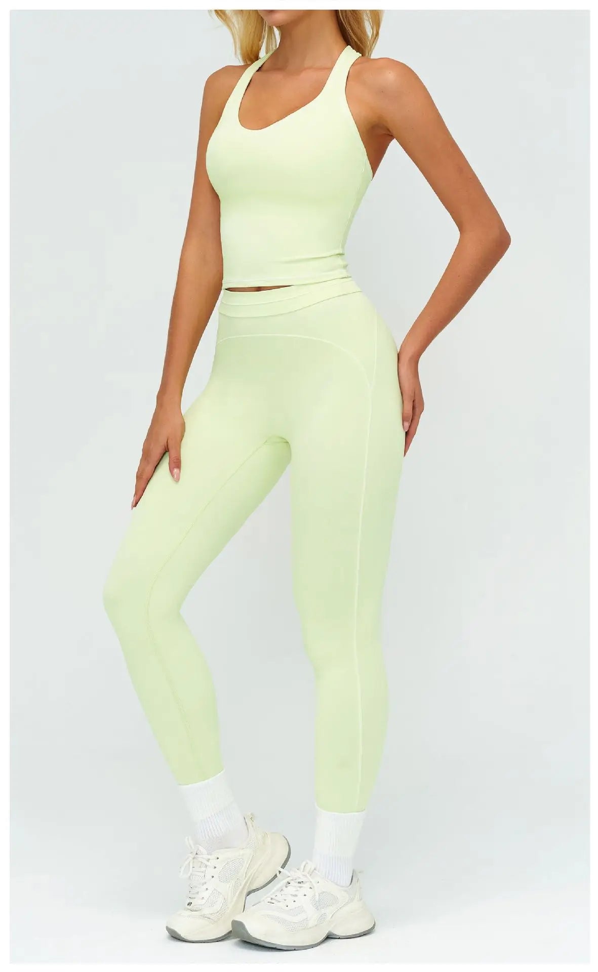 2PCS Yoga Set Fitness Tracksuits Women Gym Workout Athletic Wear Women Yoga Suit Sexy Sports Bra High Waist Leggings Sportswear