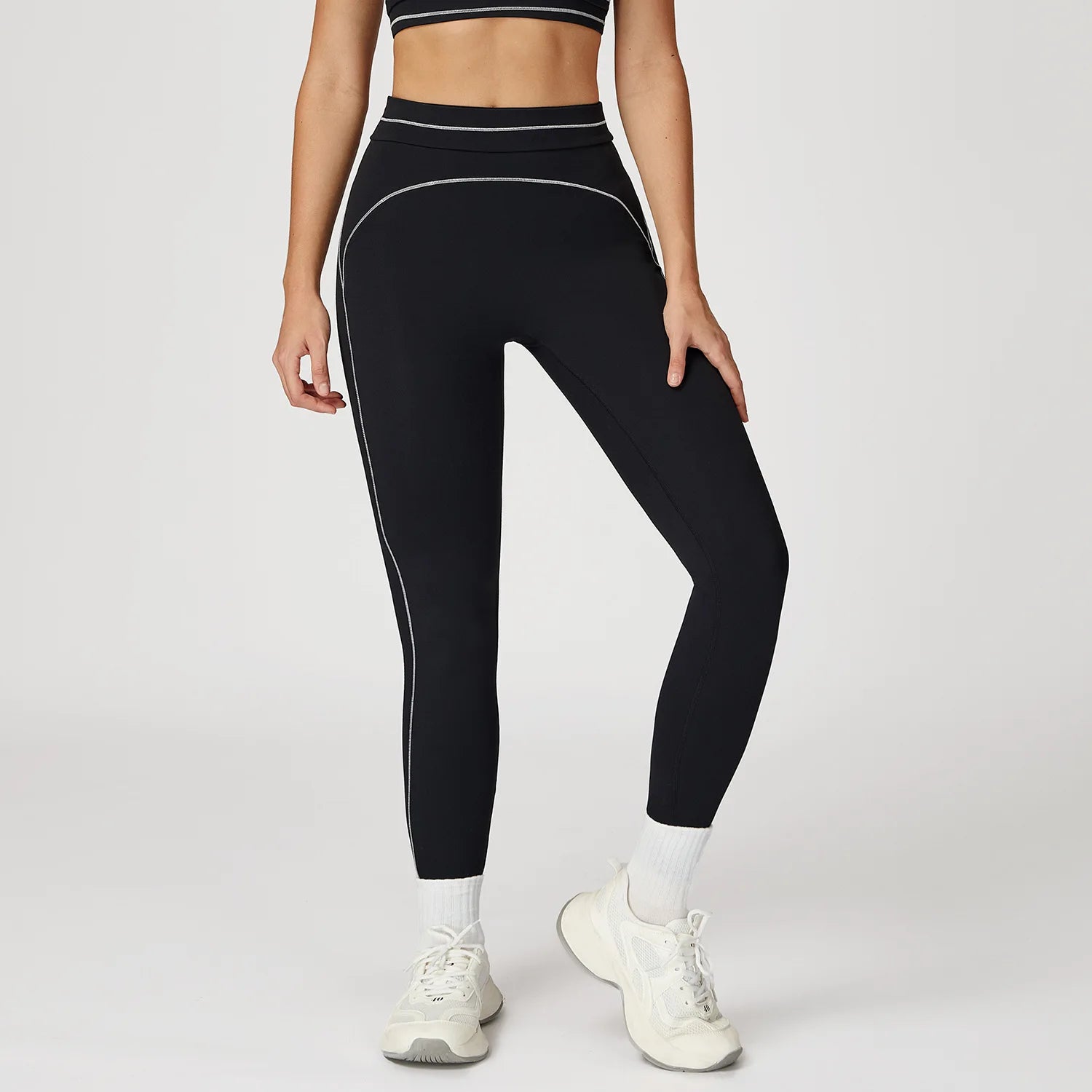 Women's SculptFit Color‑Block Active Set