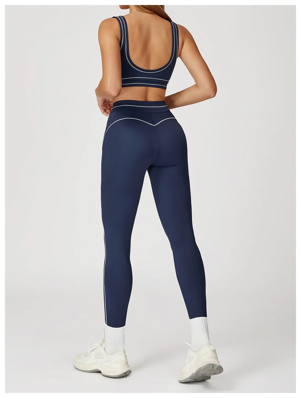 2PCS Yoga Set Fitness Tracksuits Women Gym Workout Athletic Wear Women Yoga Suit Sexy Sports Bra High Waist Leggings Sportswear