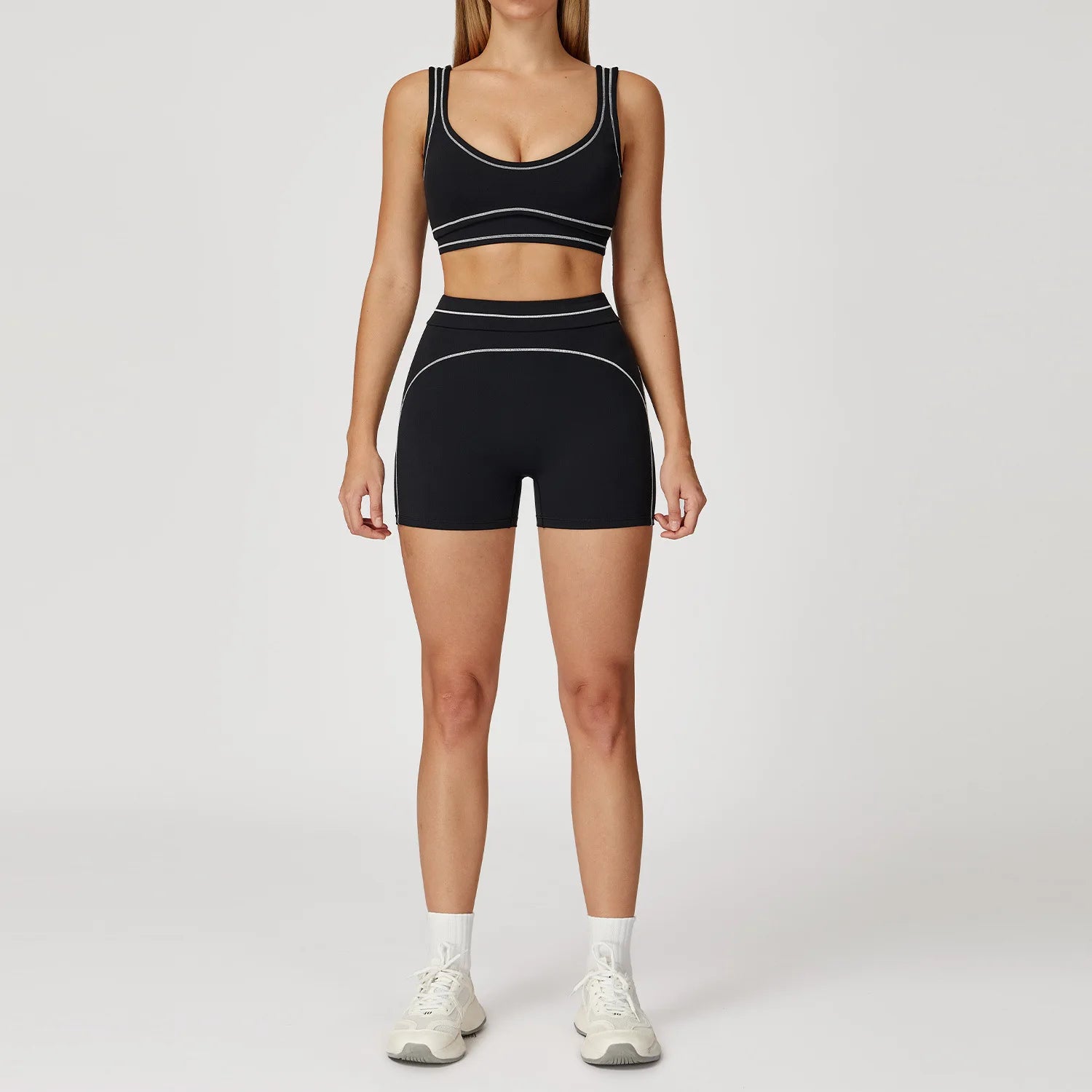 2PCS Yoga Set Fitness Tracksuits Women Gym Workout Athletic Wear Women Yoga Suit Sexy Sports Bra High Waist Leggings Sportswear