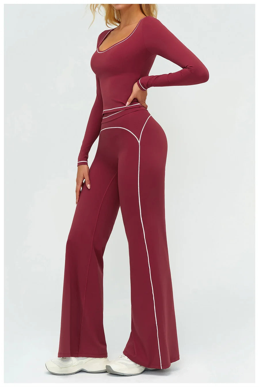 High-Waist Seamless Yoga Leggings – Breathable & Flexible
