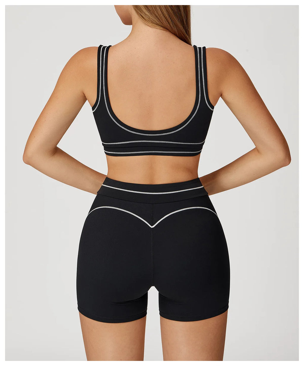Sexy Sports Bra Women Yoga Bra Elastic Shockproof Running Top Gym Workout Push Up Sports Underwear Backless Breathable Crop Top