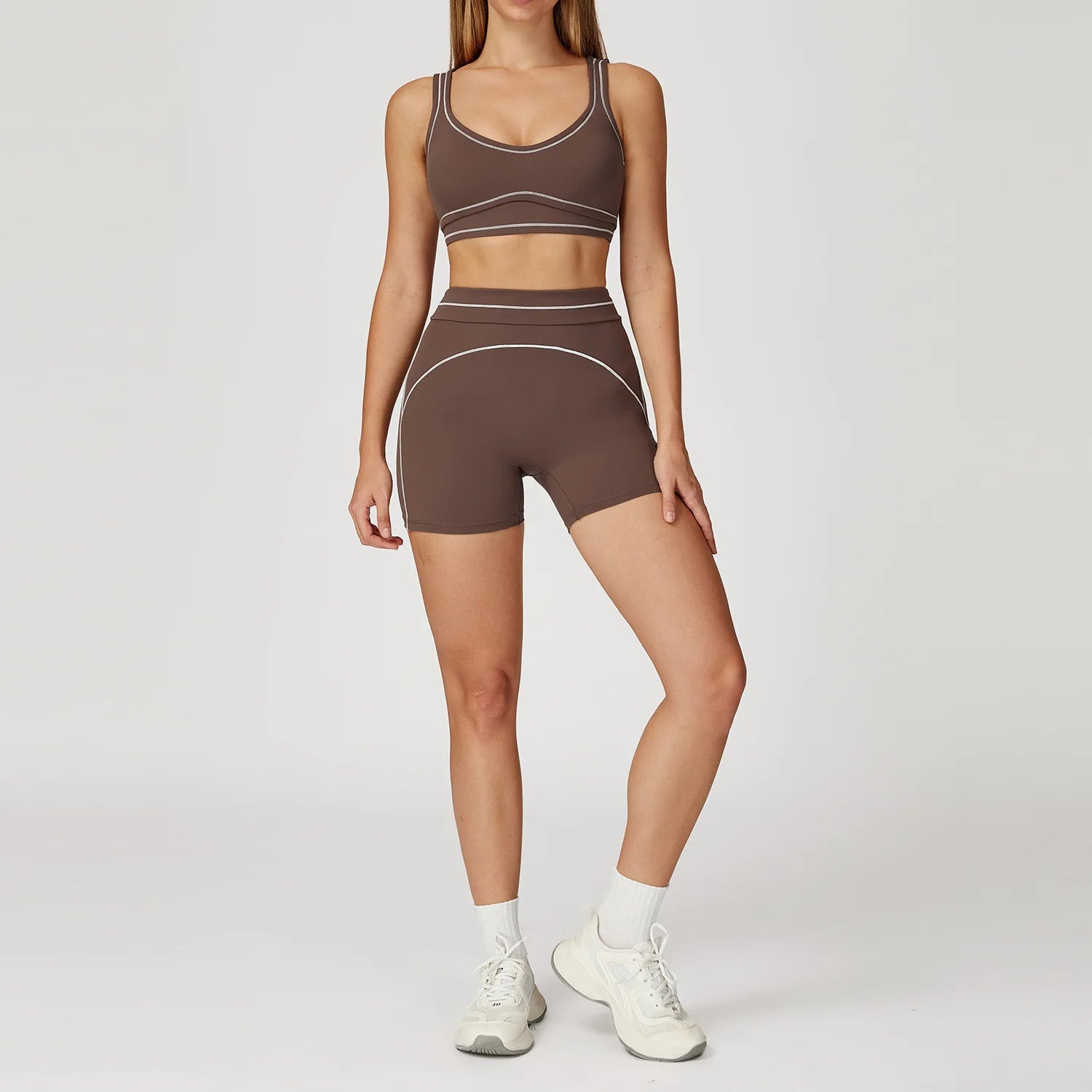 2PCS Yoga Set Fitness Tracksuits Women Gym Workout Athletic Wear Women Yoga Suit Sexy Sports Bra High Waist Leggings Sportswear
