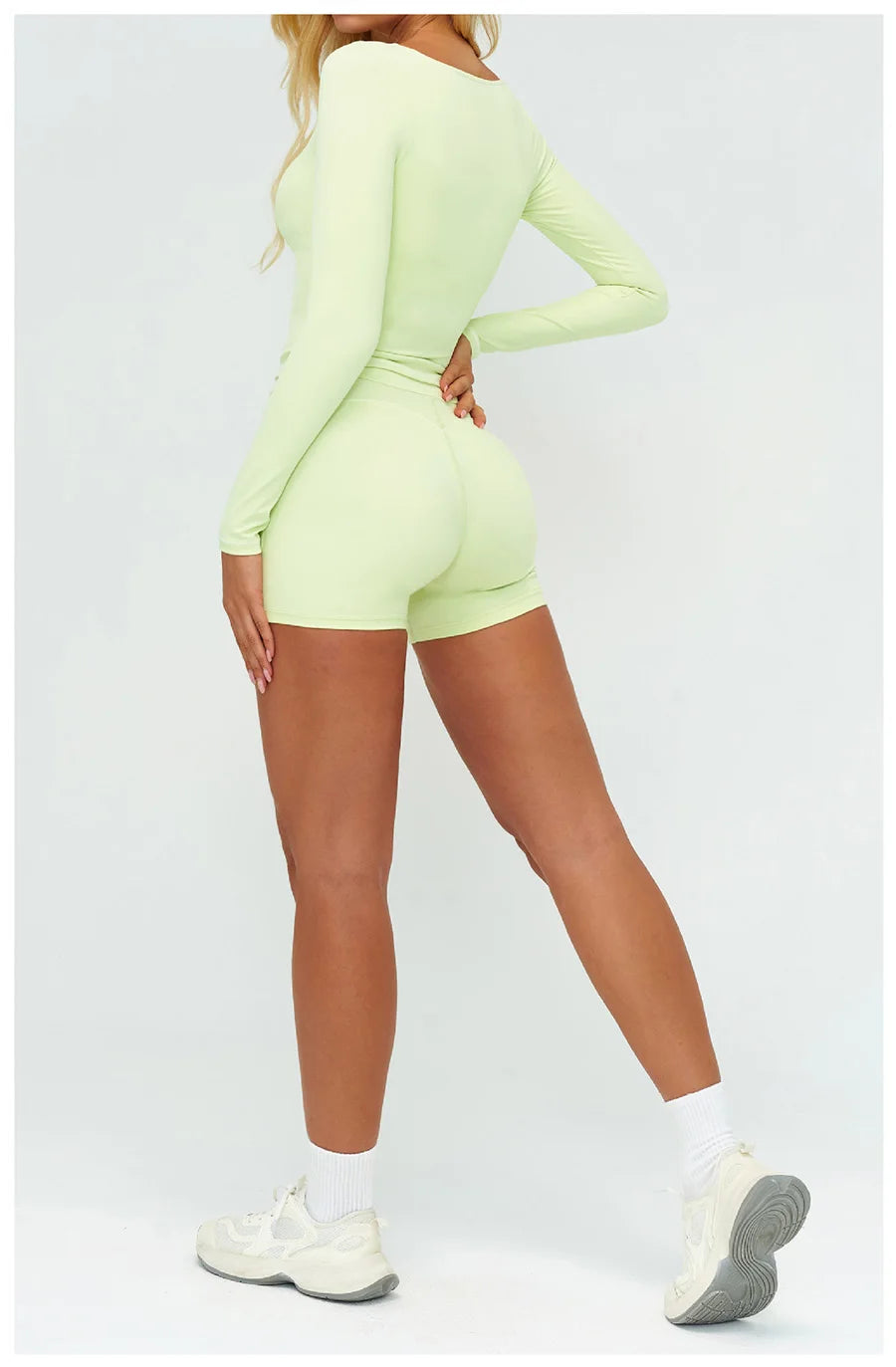 High-Waist Seamless Yoga Leggings – Breathable & Flexible
