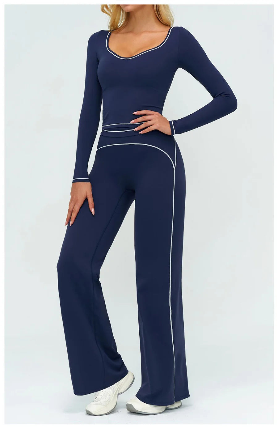 High-Waist Seamless Yoga Leggings – Breathable & Flexible