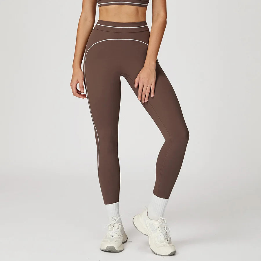 High-Waist Seamless Yoga Leggings – Breathable & Flexible