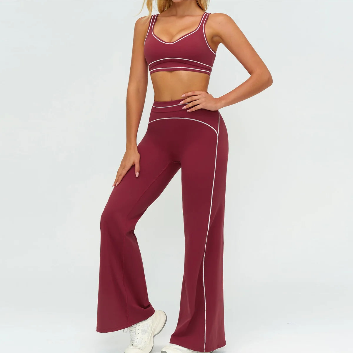 High-Waist Seamless Yoga Leggings – Breathable & Flexible