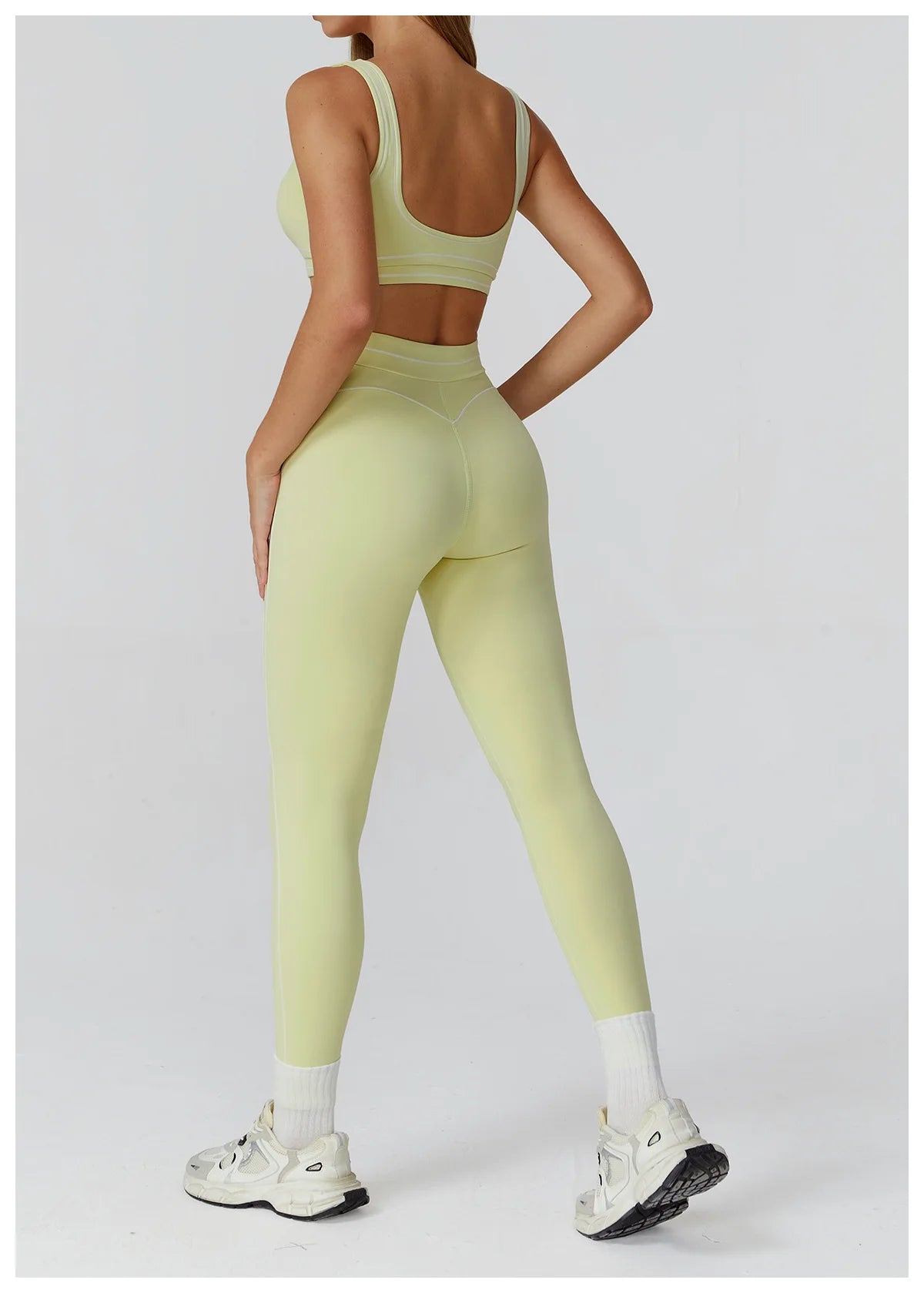 2PCS Yoga Set Fitness Tracksuits Women Gym Workout Athletic Wear Women Yoga Suit Sexy Sports Bra High Waist Leggings Sportswear
