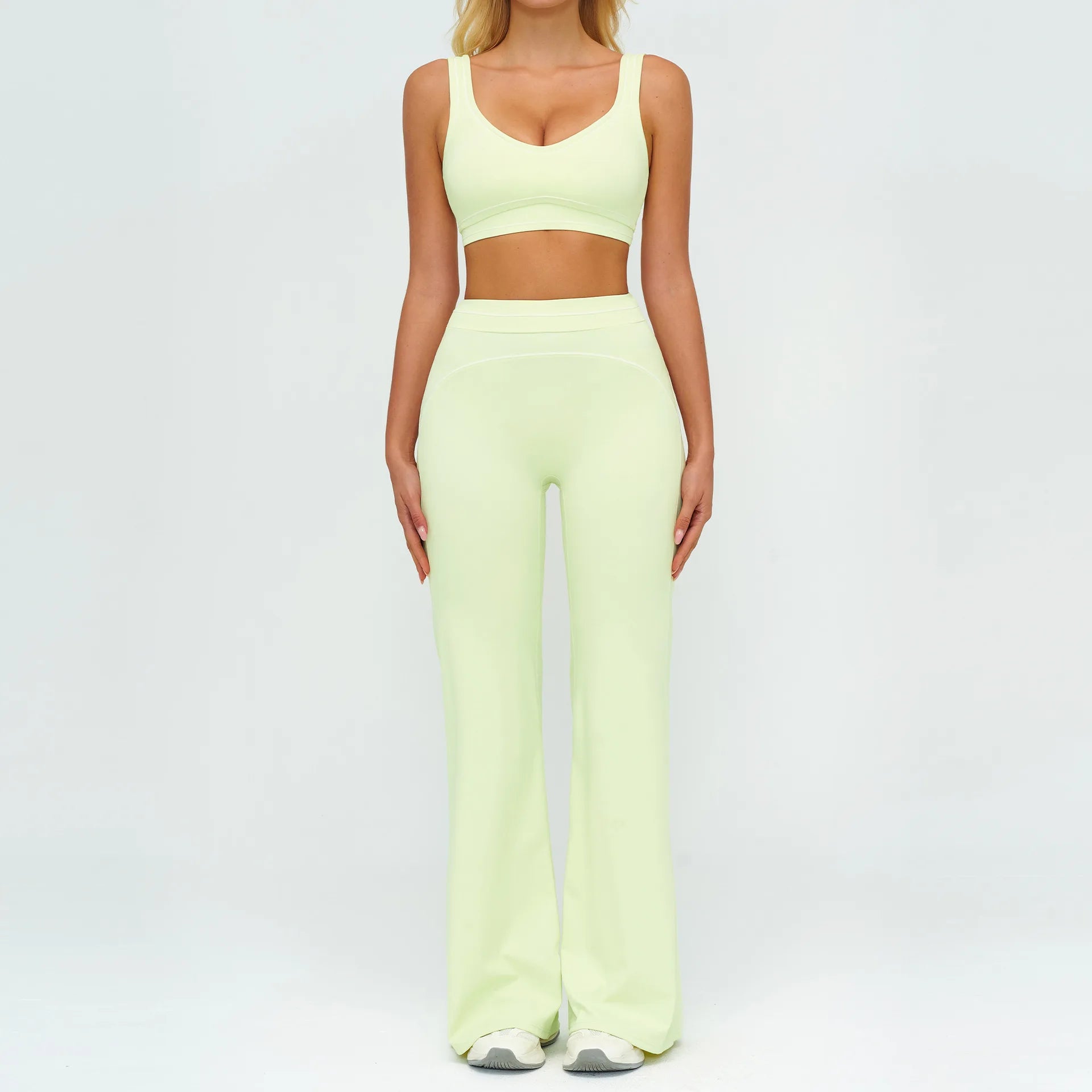 2PCS Yoga Set Fitness Tracksuits Women Gym Workout Athletic Wear Women Yoga Suit Sexy Sports Bra High Waist Leggings Sportswear