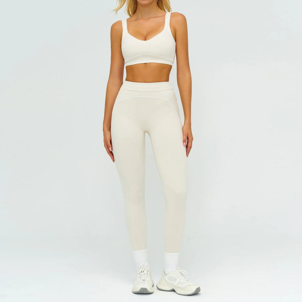 Women's SculptFit Color‑Block Active Set