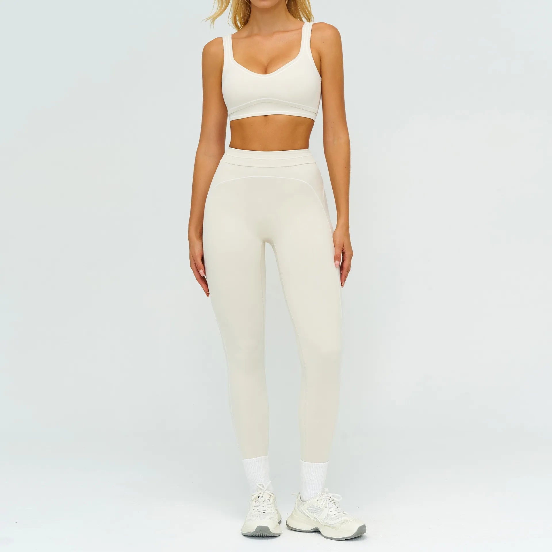 Women's SculptFit Color‑Block Active Set