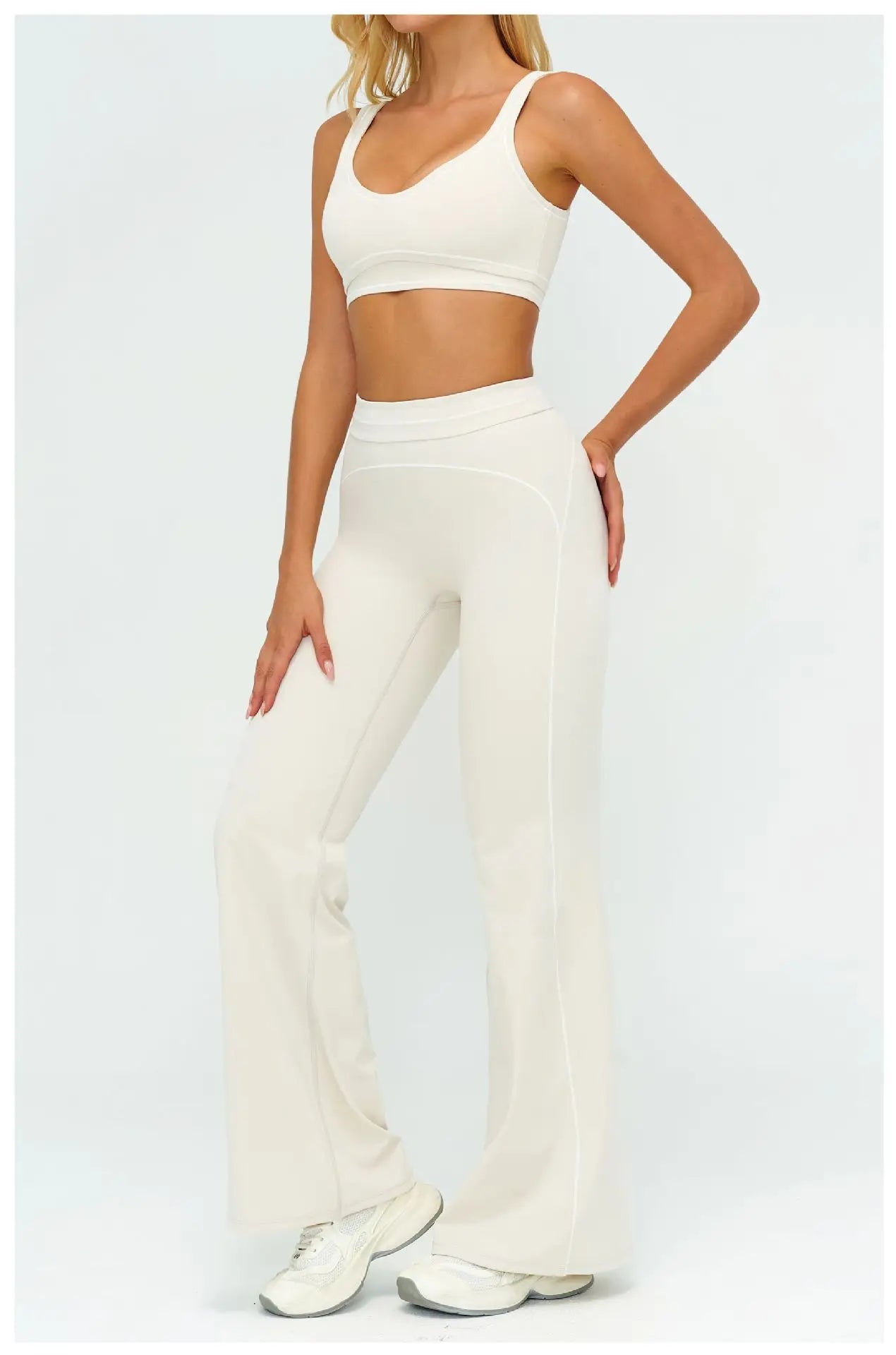 2PCS Yoga Set Fitness Tracksuits Women Gym Workout Athletic Wear Women Yoga Suit Sexy Sports Bra High Waist Leggings Sportswear