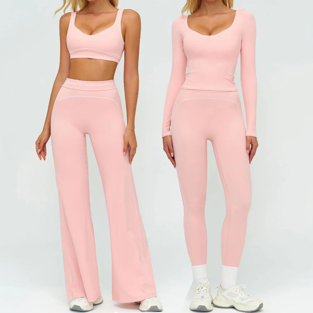 High-Waist Seamless Yoga Leggings – Breathable & Flexible