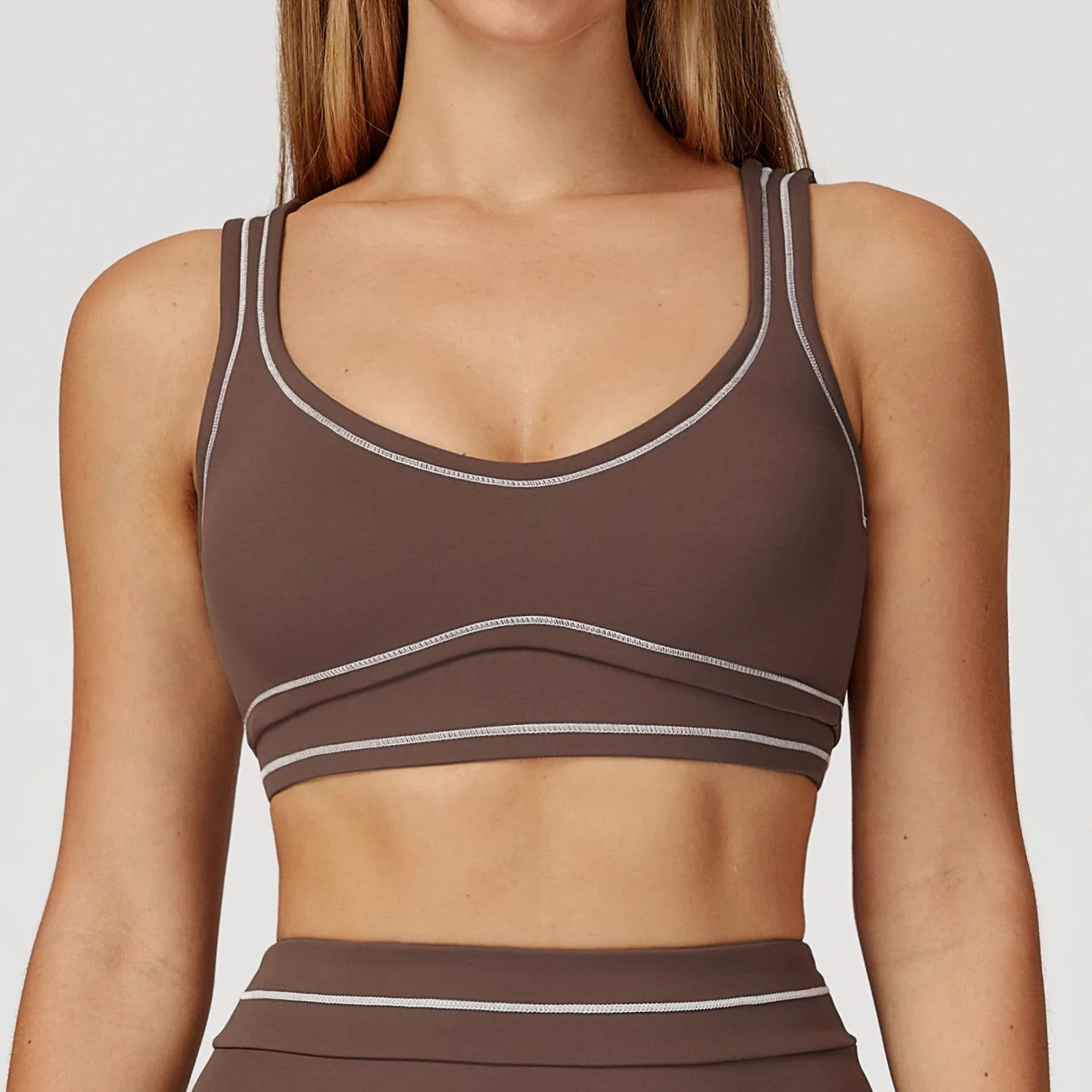 Women's SculptFit Color‑Block Active Set