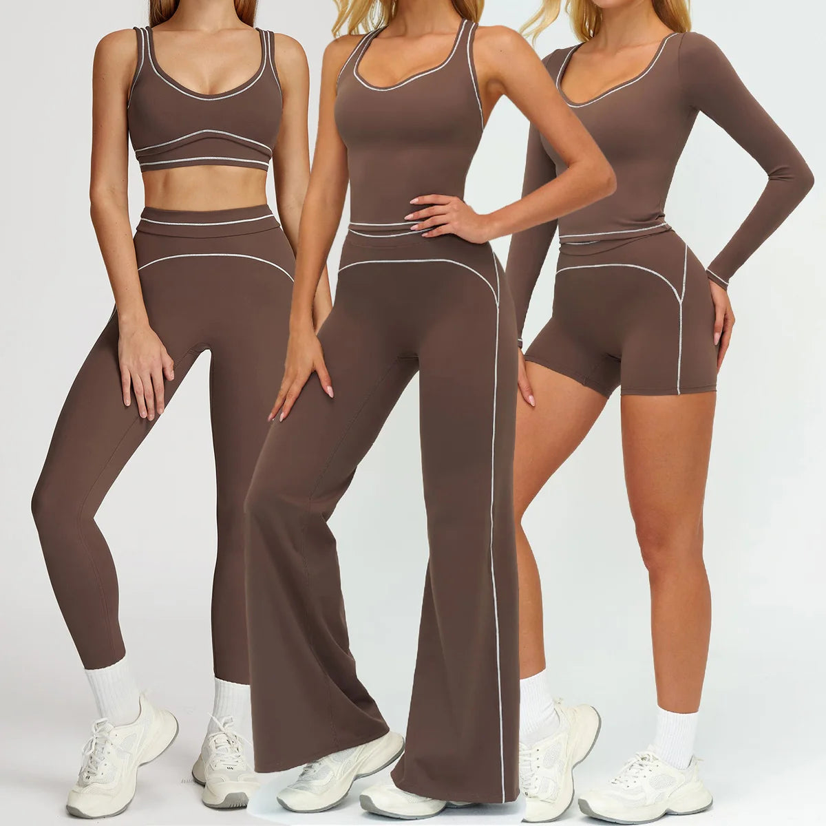 High-Waist Seamless Yoga Leggings – Breathable & Flexible