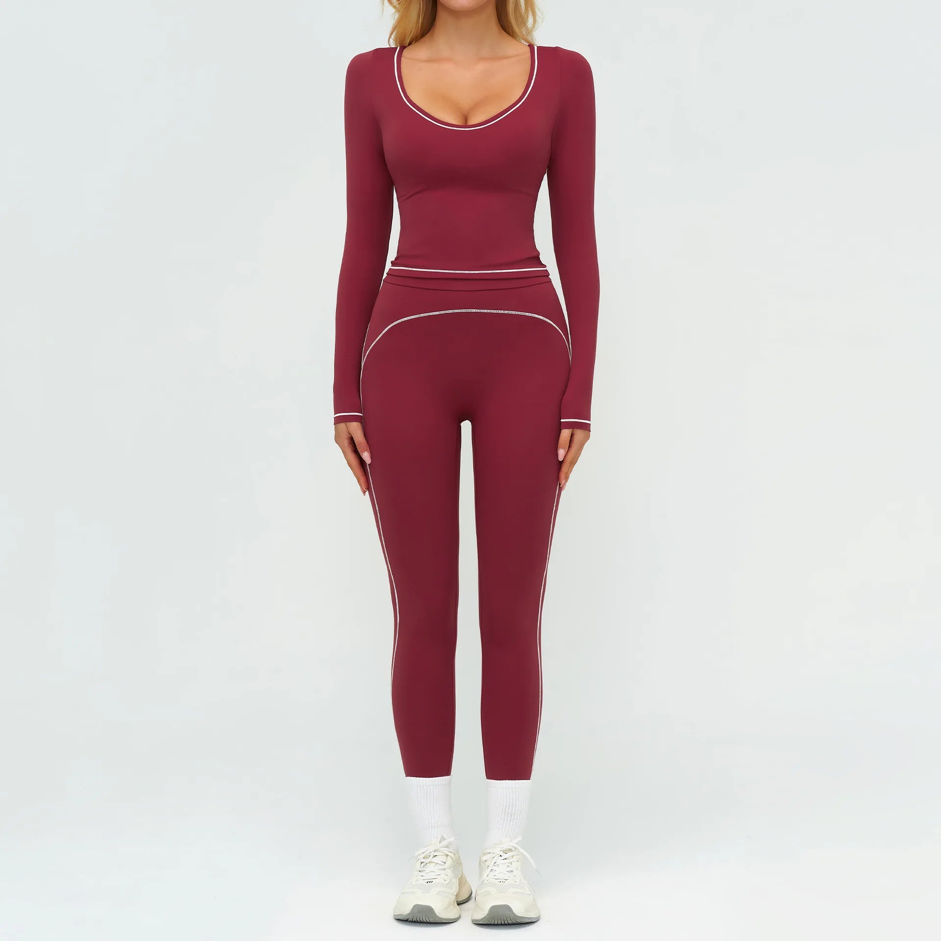 2PCS Yoga Set Fitness Tracksuits Women Gym Workout Athletic Wear Women Yoga Suit Sexy Sports Bra High Waist Leggings Sportswear
