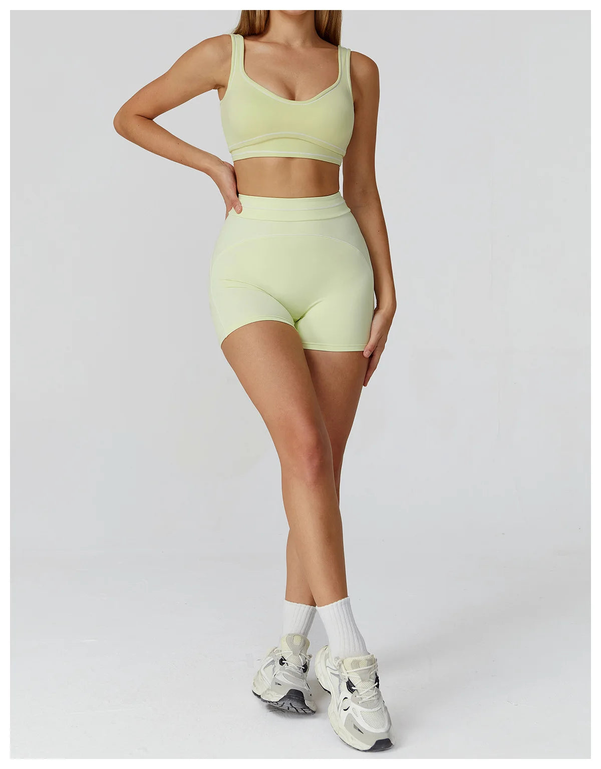 Women's SculptFit Color‑Block Active Set
