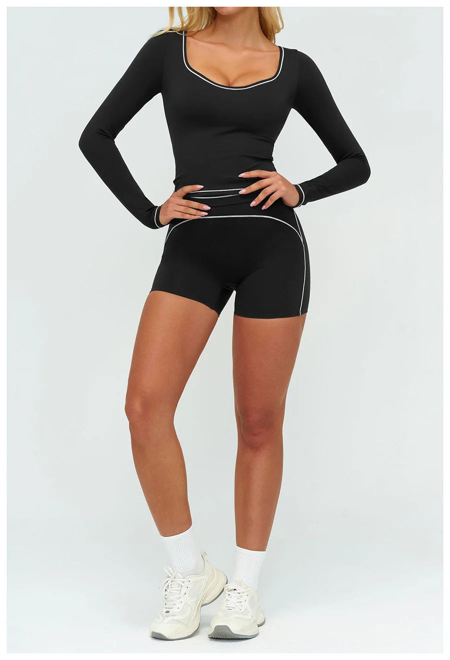 High-Waist Seamless Yoga Leggings – Breathable & Flexible
