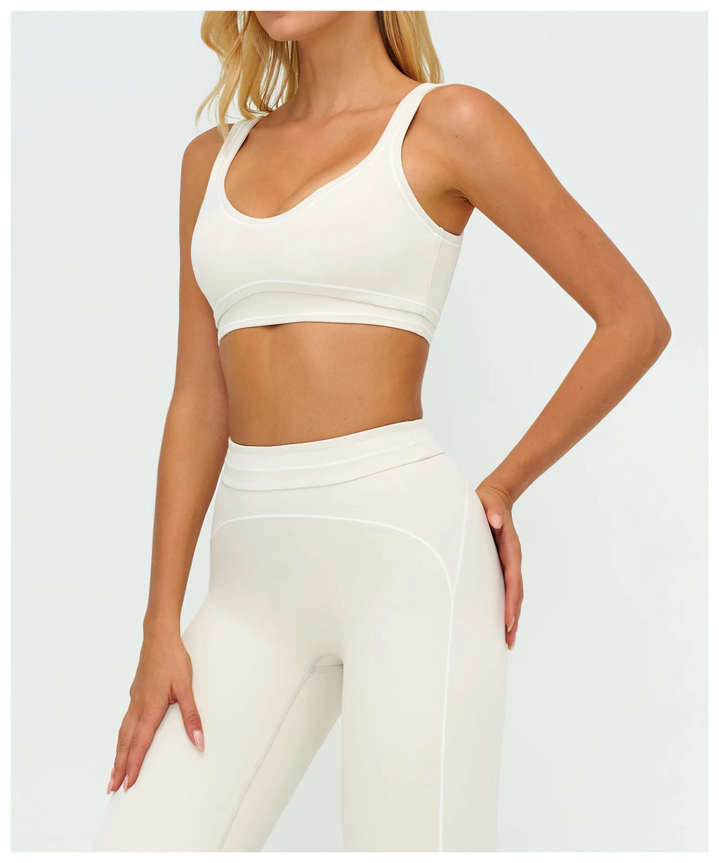 Sexy Sports Bra Women Yoga Bra Elastic Shockproof Running Top Gym Workout Push Up Sports Underwear Backless Breathable Crop Top