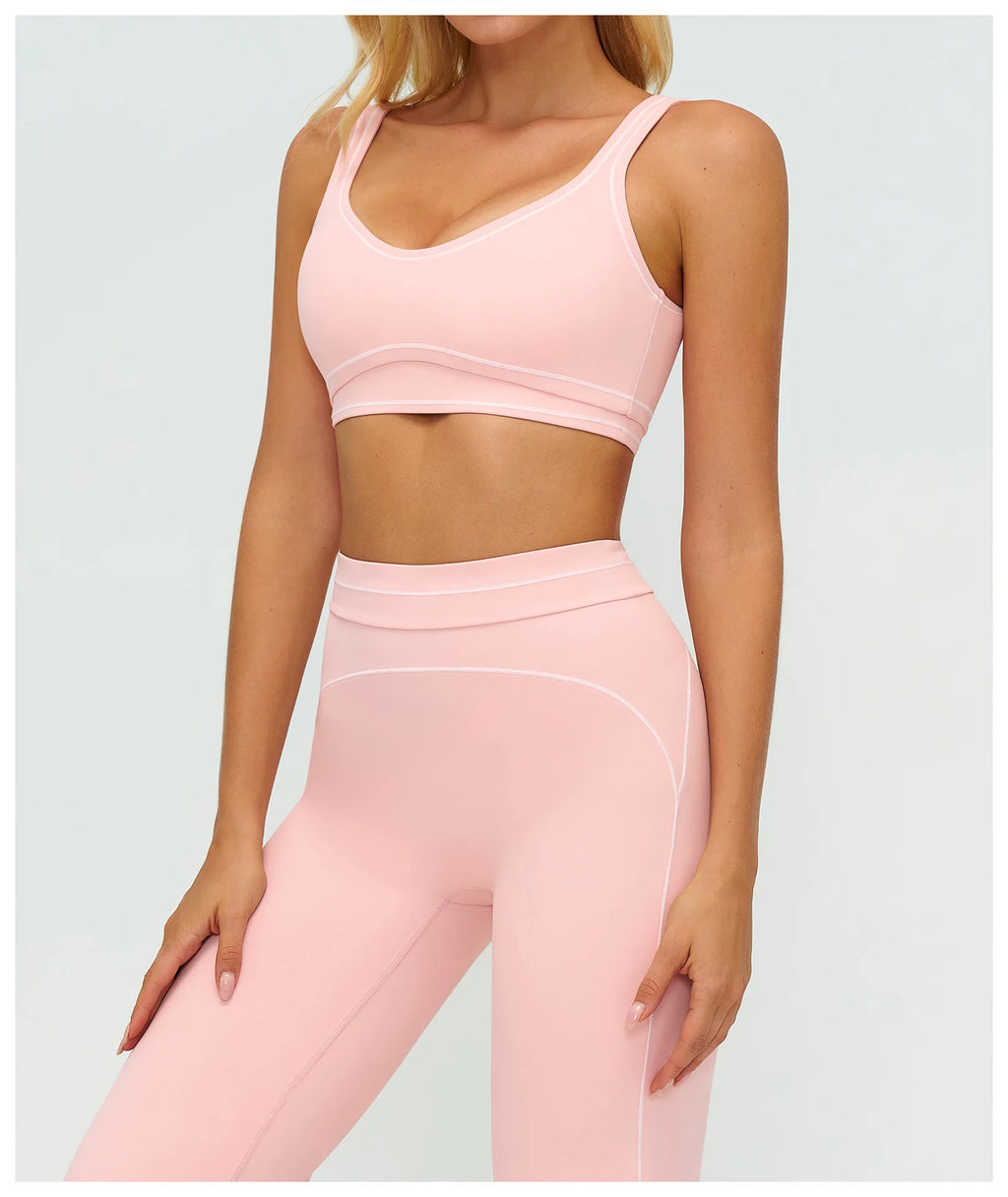 Sexy Sports Bra Women Yoga Bra Elastic Shockproof Running Top Gym Workout Push Up Sports Underwear Backless Breathable Crop Top
