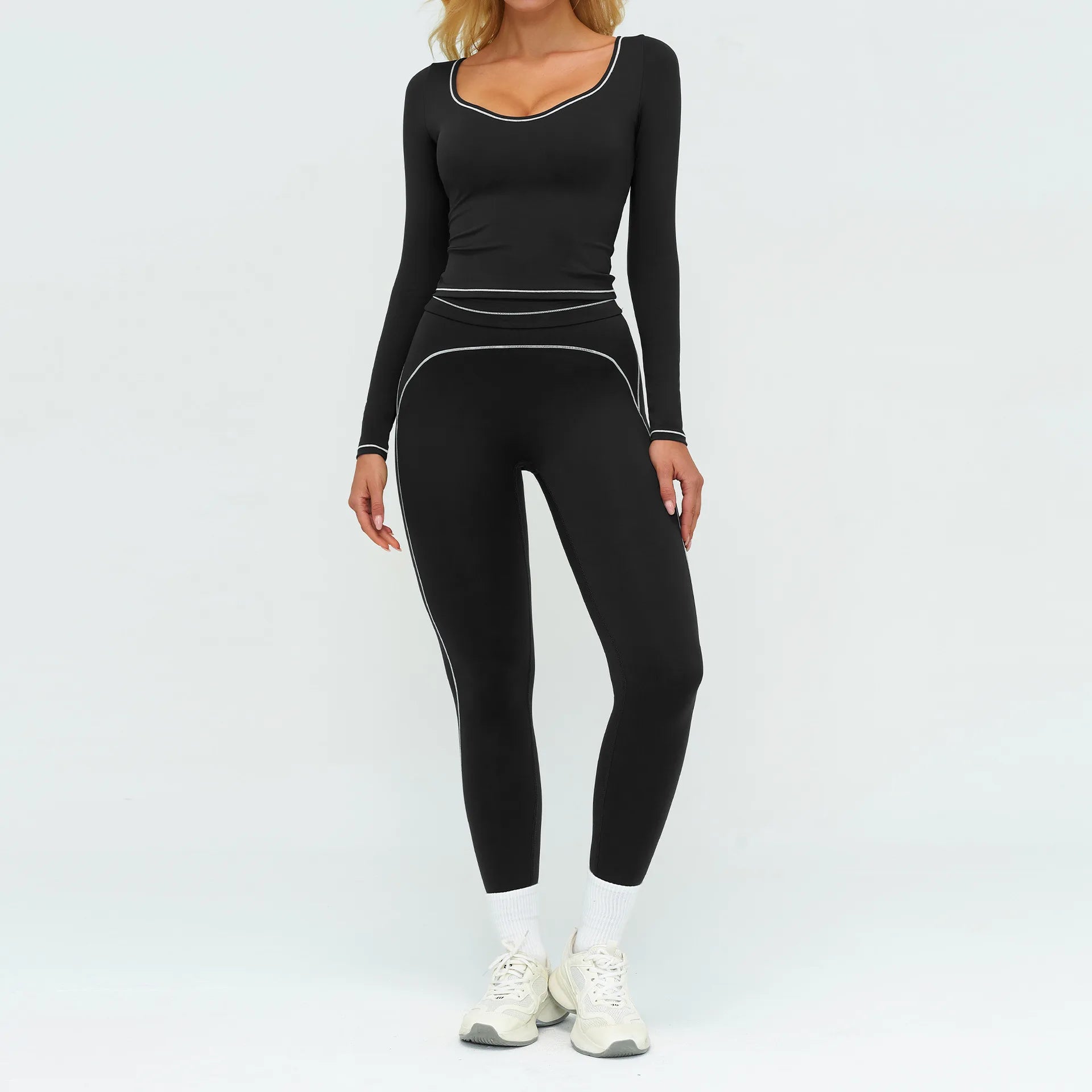 2PCS Yoga Set Fitness Tracksuits Women Gym Workout Athletic Wear Women Yoga Suit Sexy Sports Bra High Waist Leggings Sportswear