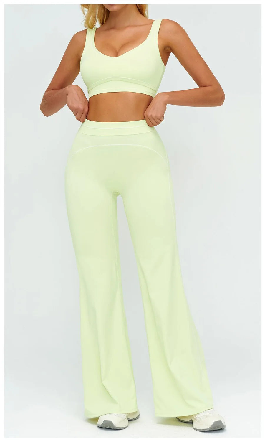 High-Waist Seamless Yoga Leggings – Breathable & Flexible