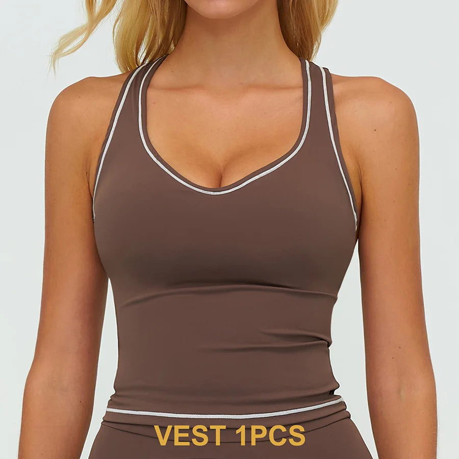 High-Waist Seamless Yoga Leggings – Breathable & Flexible