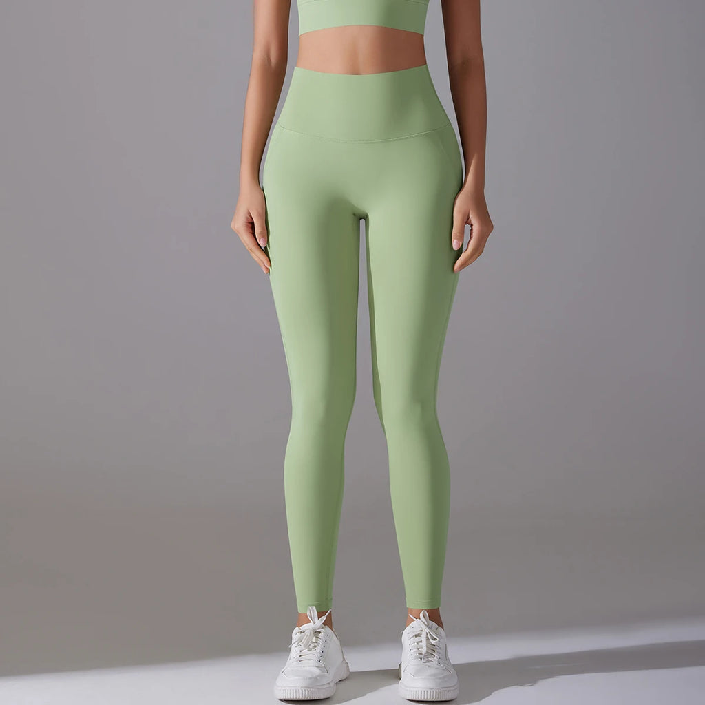 High-Waist Seamless Yoga Leggings – Breathable & Flexible