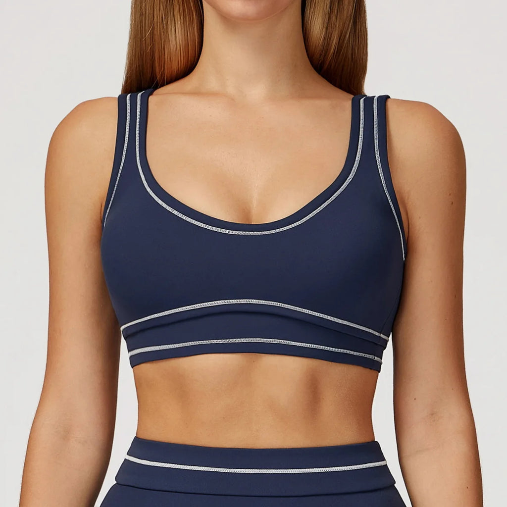 Women's SculptFit Color‑Block Active Set