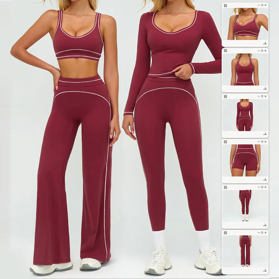 High-Waist Seamless Yoga Leggings – Breathable & Flexible