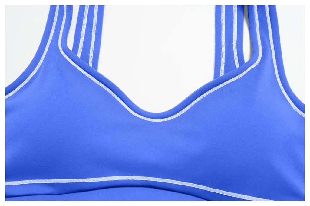 Sexy Sports Bra Women Yoga Bra Elastic Shockproof Running Top Gym Workout Push Up Sports Underwear Backless Breathable Crop Top