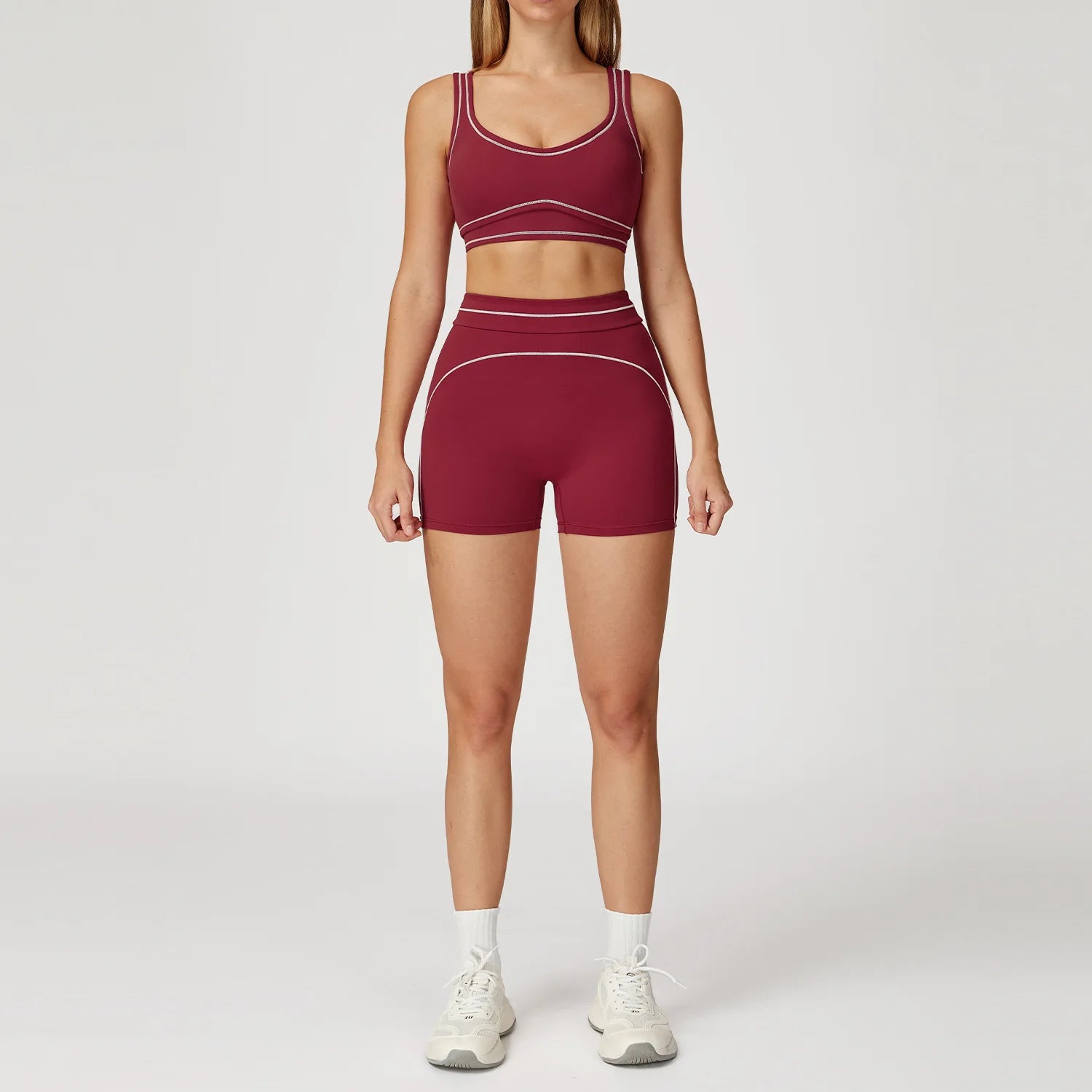 Women's SculptFit Color‑Block Active Set