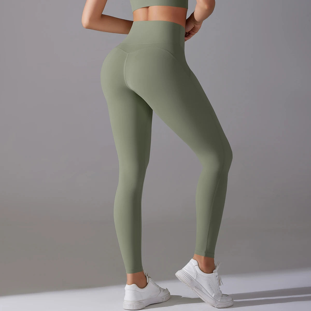 High-Waist Seamless Yoga Leggings – Breathable & Flexible